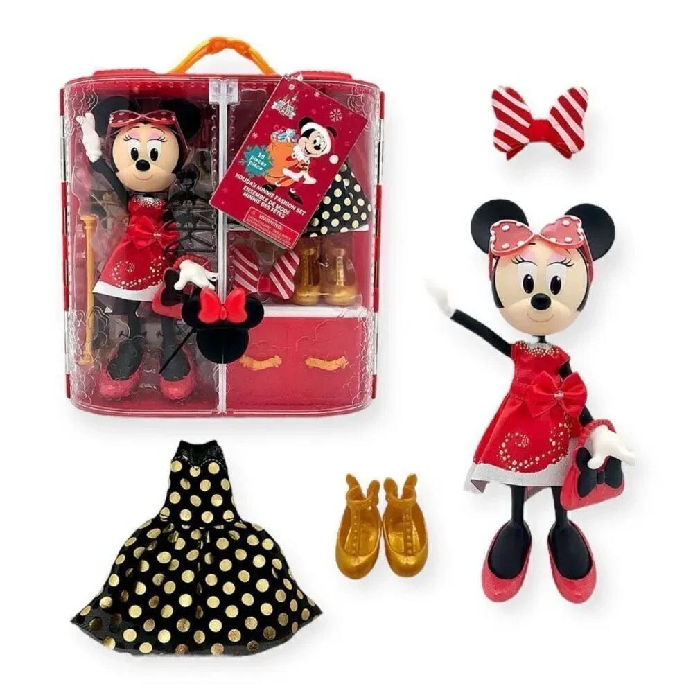 Holiday Minnie‎ Mouse Christmas 15 Pieces Fashion Set NWT